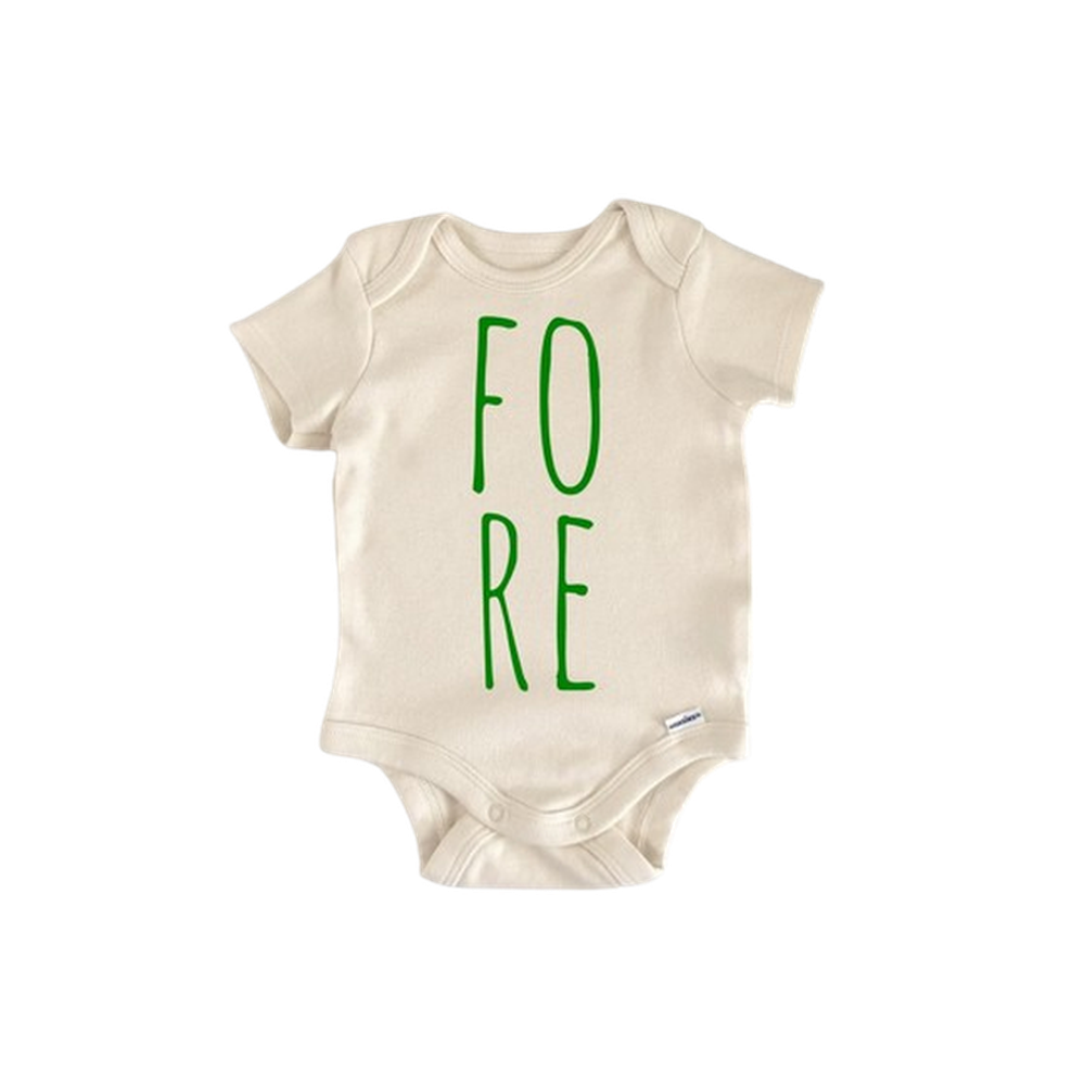 Golf Fore - Baby Boy Girl Clothes Infant Bodysuit Funny Cute Newborn-0