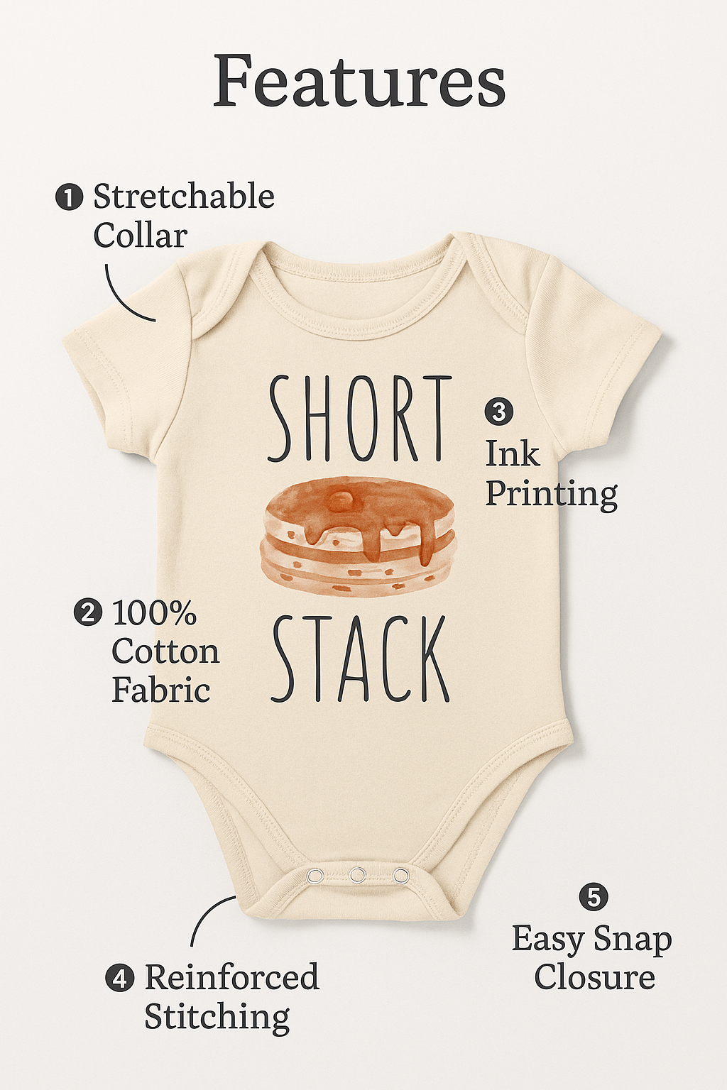 Golf Fore - Baby Boy Girl Clothes Infant Bodysuit Funny Cute Newborn-2