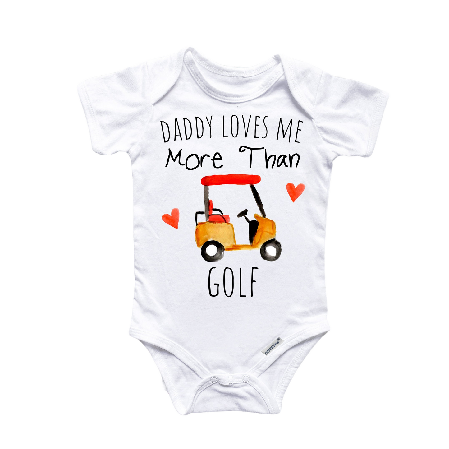 Golf Love - Baby Boy Girl Clothes Infant Bodysuit Funny Cute Newborn-0