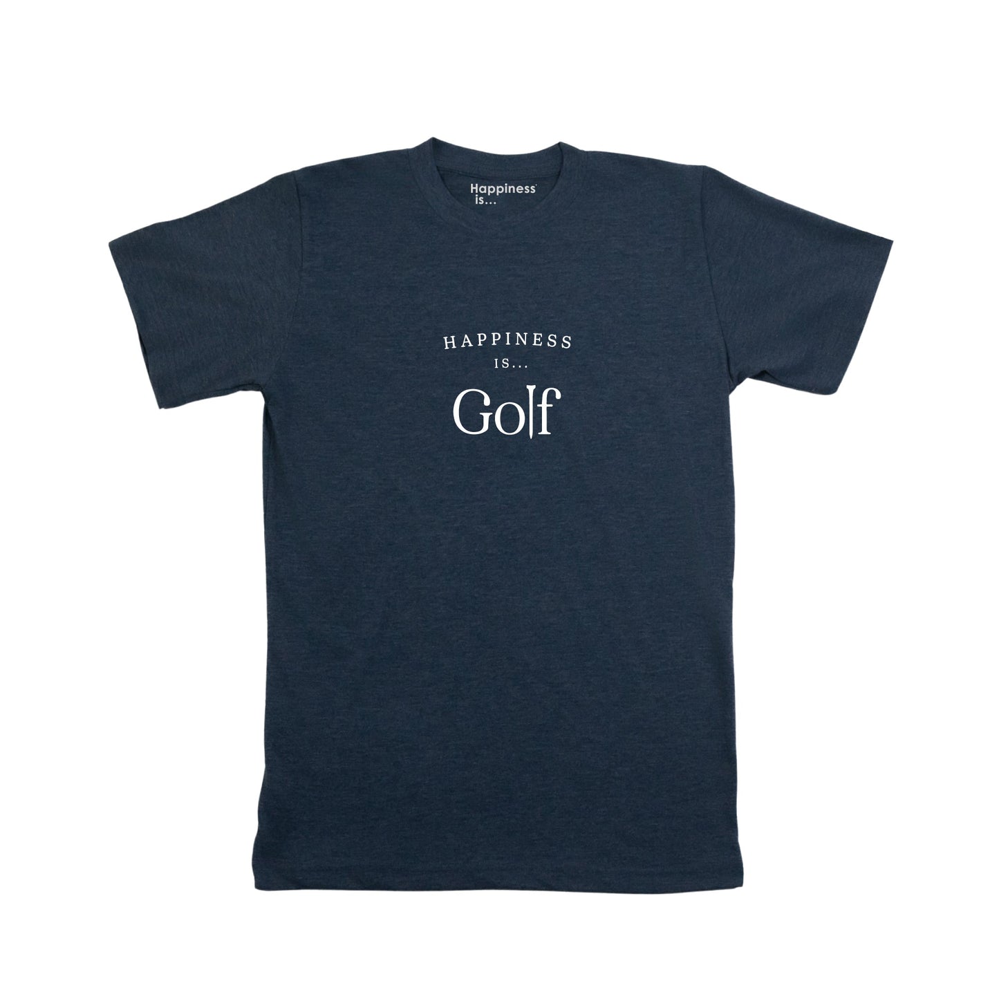 Men's Golf T-Shirt, Heather Navy